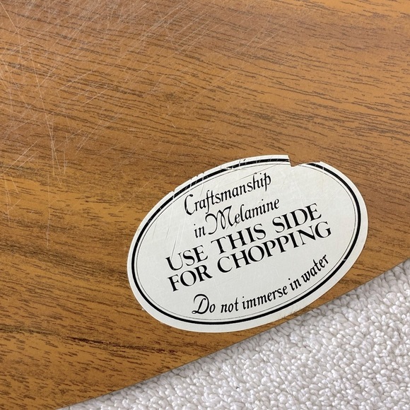 Vintage Harvest Bounty Melamine Cutting Boards Charcuterie Boards X2 - Picture 11 of 14